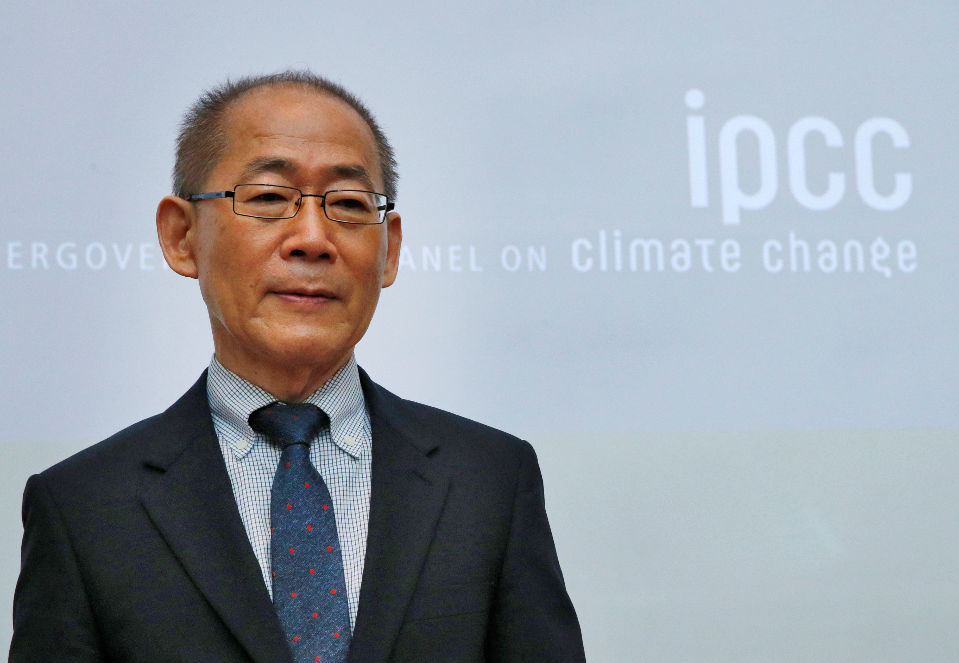 Hoesung Lee, chair of the United Nations Intergovernmental Panel on Climate Change (IPCC) in Geneva, Switzerland